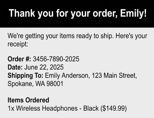 Transactional Email Template